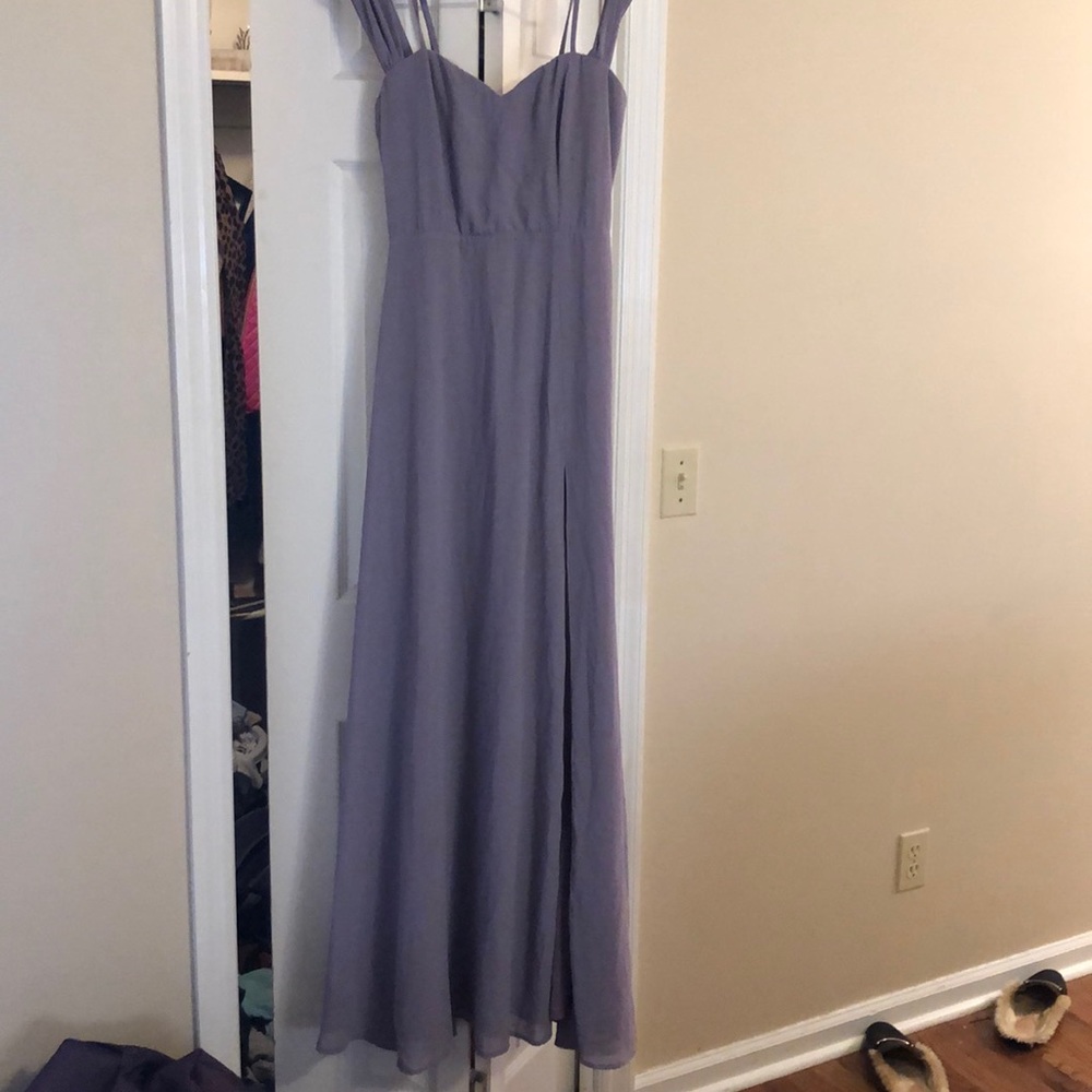 Tobi lavender bridesmaids dress